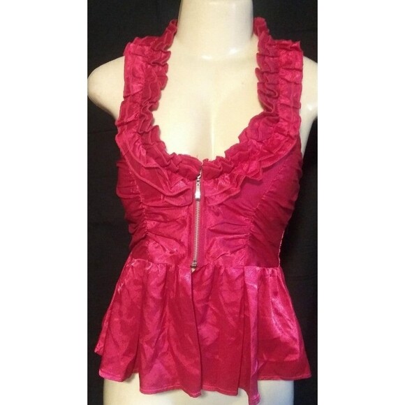 Red Sexy Halter Tank Top L - Picture 5 of 9